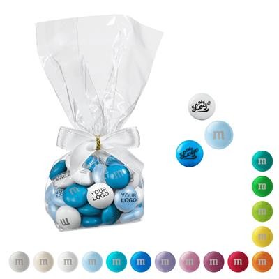 PERSONALISED M&MS® in Bag with Ribbon - PROMOTIONAL CORPORATE GIFT