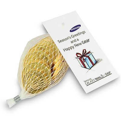 PERSONALISED NET OF GOLD CHOCOLATE COIN