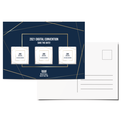 POSTCARD with Neapolitan Chocolate