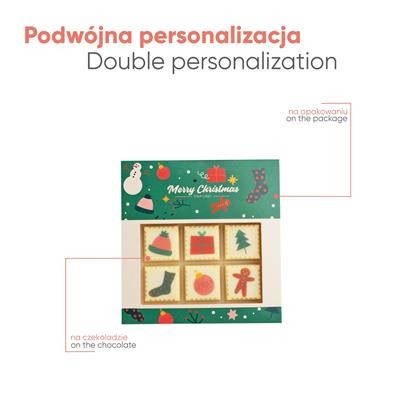 PRALINES CHOCOSTAMP PRINT 6 PCS- CONTENTS 6 PRALINES