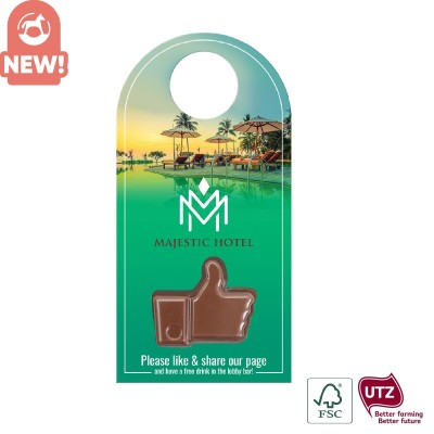 PROMOTIONAL HANGER with Chocolate