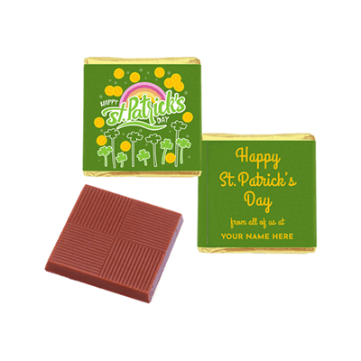 ST PATRICK'S DAY NEAPOLITAN CHOCOLATE SQUARE ECO-friendly