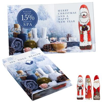SWEETS WRAP with Standard Content, Mini Chocolate Father Christmas Santa