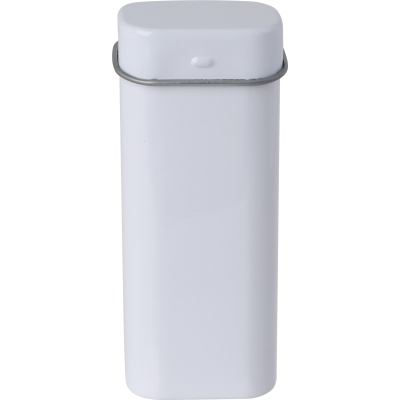 TALL HINGED TIN with Chocos in White