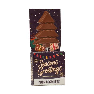 WINTER COLLECTION - ECO LOLLY BOX - MILK CHOCOLATE³ - CHRISTMAS TREE LOLLY