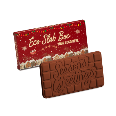 WINTER COLLECTION - ECO SLAB BOX - MILK CHOCOLATE³