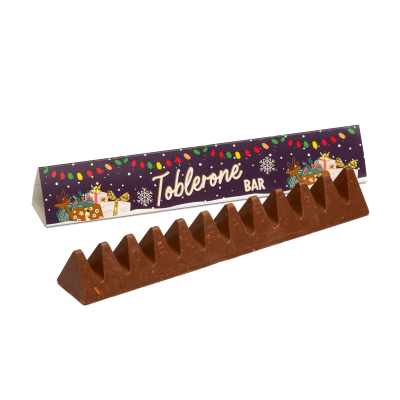 WINTER COLLECTION - ECO TOBLERONE WRAP - TOBLERONE BAR - PROMOTIONAL CORPORATE GIFT
