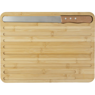 BAMBOO BREAD CUTTING BOARD in Brown