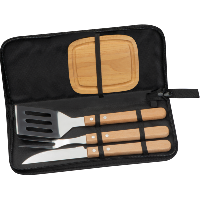 BBQ SET BELFAST in Black 