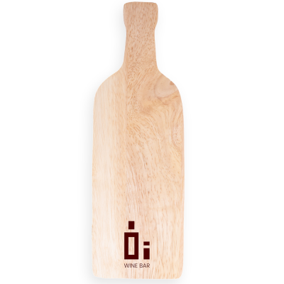BOTTLE SHAPE WOOD CHOPPING BOARD (300X100MM)