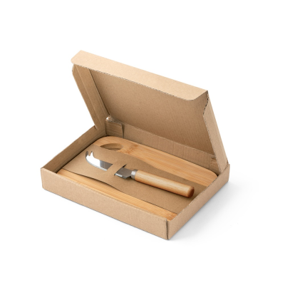 CAPPERO SET with Board & Cheese Knife in Natural