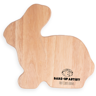 RABBIT SHAPE WOOD CHOPPING BOARD (22,5X25CM)