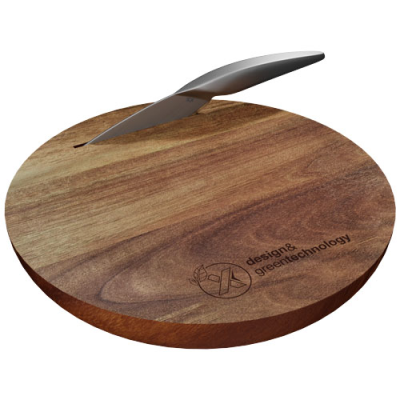 SCX,DESIGN K03 WOOD CUTTING BOARD AND KNIFE SET - PROMOTIONAL CORPORATE GIFT