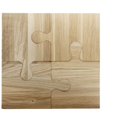 SCX,DESIGN K05 OAK PUZZLE CUTTING BOARD