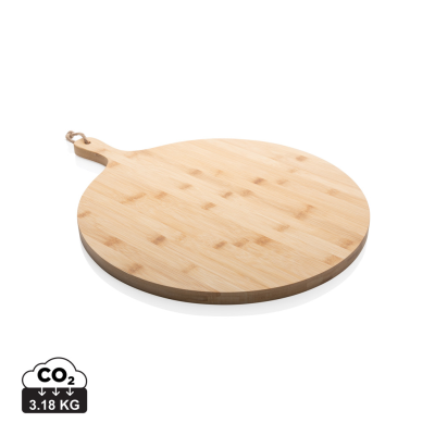 UKIYO BAMBOO ROUND SERVING BOARD in Brown