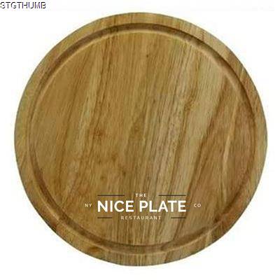 WOODEN ROUND CHOPPING BOARDS 25CM