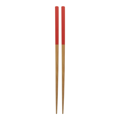 BAMBOO CHOPSTICKS SET in Red