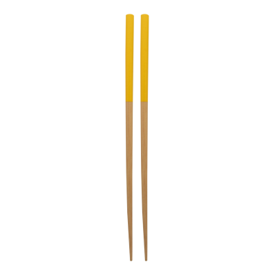 BAMBOO CHOPSTICKS SET in Yellow