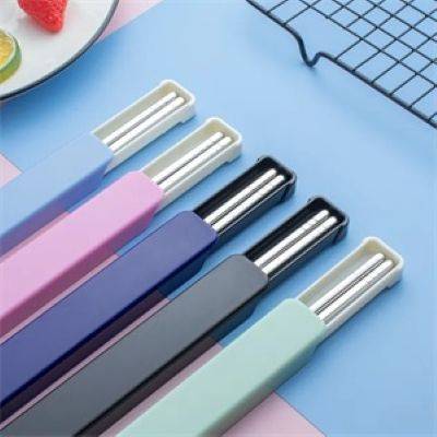 BAMBOO CHOPSTICKS SET with a Box