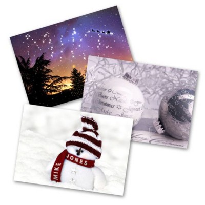 PERSONALISED CHRISTMAS GREETING CARD