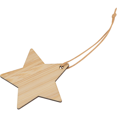 BAMBOO STAR PENDANT FOGGIA in Beige 