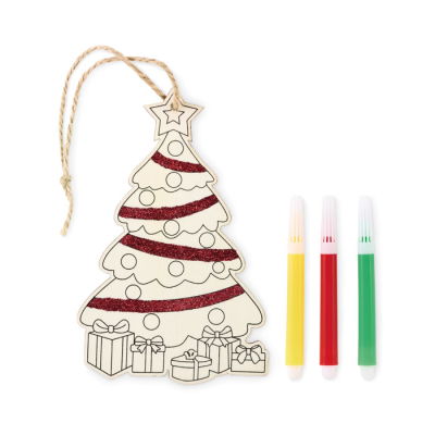 CHRISTMAS TREE ORNAMENT in Brown
