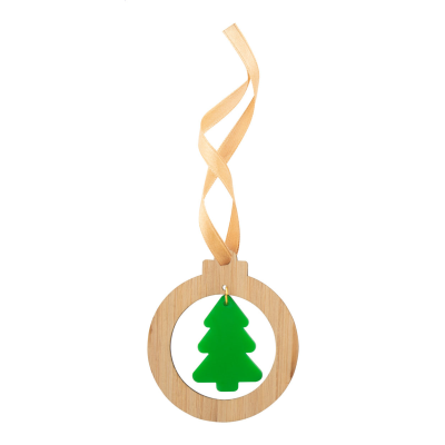 CHRISTMAS TREE ORNAMENT, TREE in Natural