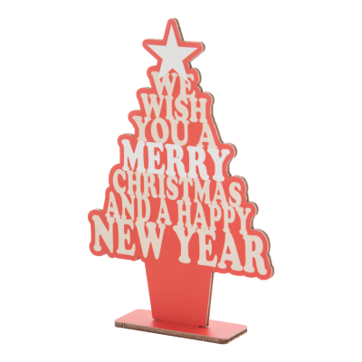 DESK CHRISTMAS TREE in Red