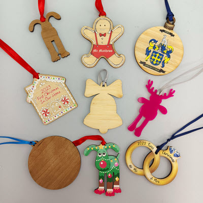 ECO CHRISTMAS DECORATION FULLY CUSTOMISABLE SHAPE