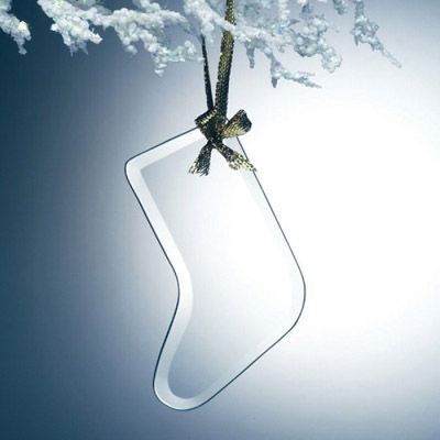 JADE GLASS ORNAMENT STOCKING