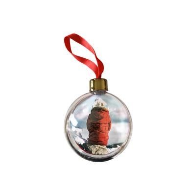 LARGE CLEAR TRANSPARENT SHATTER RESISTANT BAUBLE