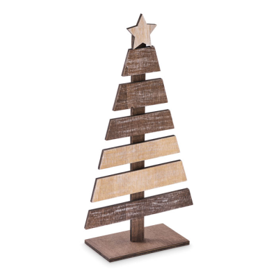 WOOD CHRISTMAS TREE in Brown