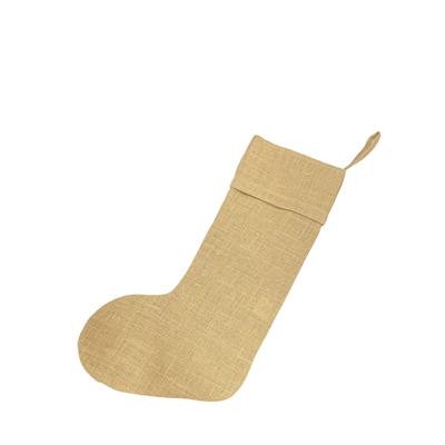 NON-LAMINATED 100% NATURAL ECO JUTE STOCKING with Jute Hanging Loop