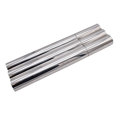 STAINLESS STEEL METAL TRIPLE CIGAR TUBE