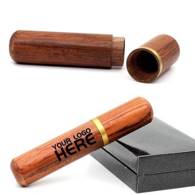 NATURAL WOOD CIGAR TUBE
