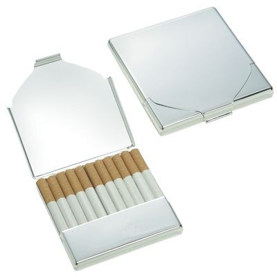 MAX CIGARETTE CASE in Silver Metal