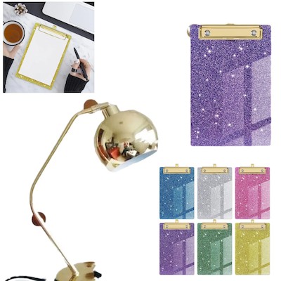 GLITTER ACRYLIC OFFICE FOLDER BOARD