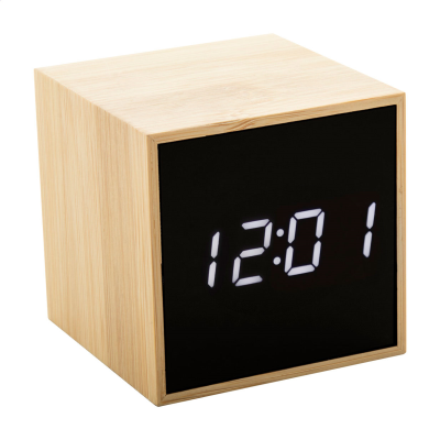 BAMBOO ALARM CLOCK in Natural