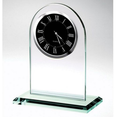 BLACK MOVEMENT GLASS CLOCK