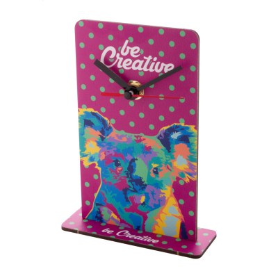 CUSTOM TABLE CLOCK in Natural