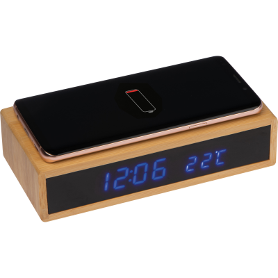 DESK CLOCK TRONDHEIM in Beige 