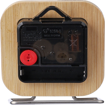 SMALL BAMBOO CLOCK in Brown