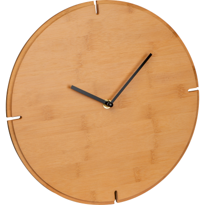 WALL CLOCK HAMPTON in Beige 