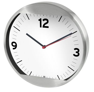 WALL CLOCK in Silver
