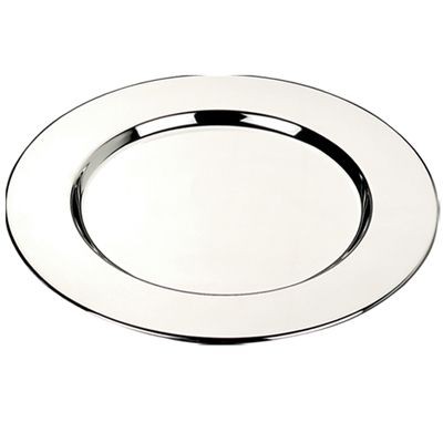 SMOOTH SHINY SILVER METAL BOTTLE COASTER