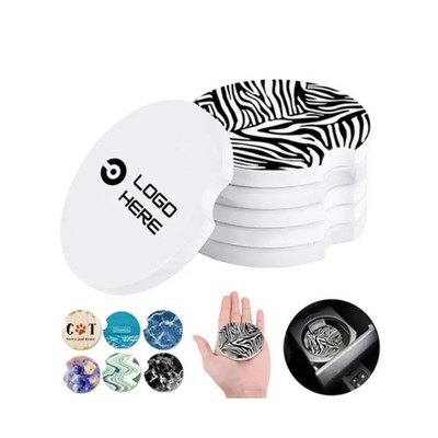 ABSORBENT CAR CUP HOLDER COASTERS