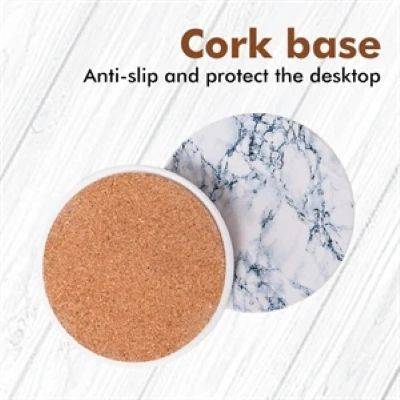 ABSORBENT CERAMIC POTTERY COASTER