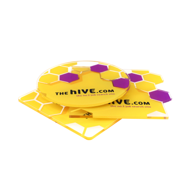 ACRYLIC COASTER - RECYCLED & RECYCLABLE 3MM PERSPEX