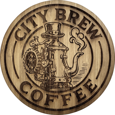 BAMBOO COASTER (ROUND) in Brown