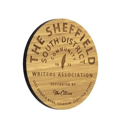 CARAMEL FINISH BAMBOO COASTER